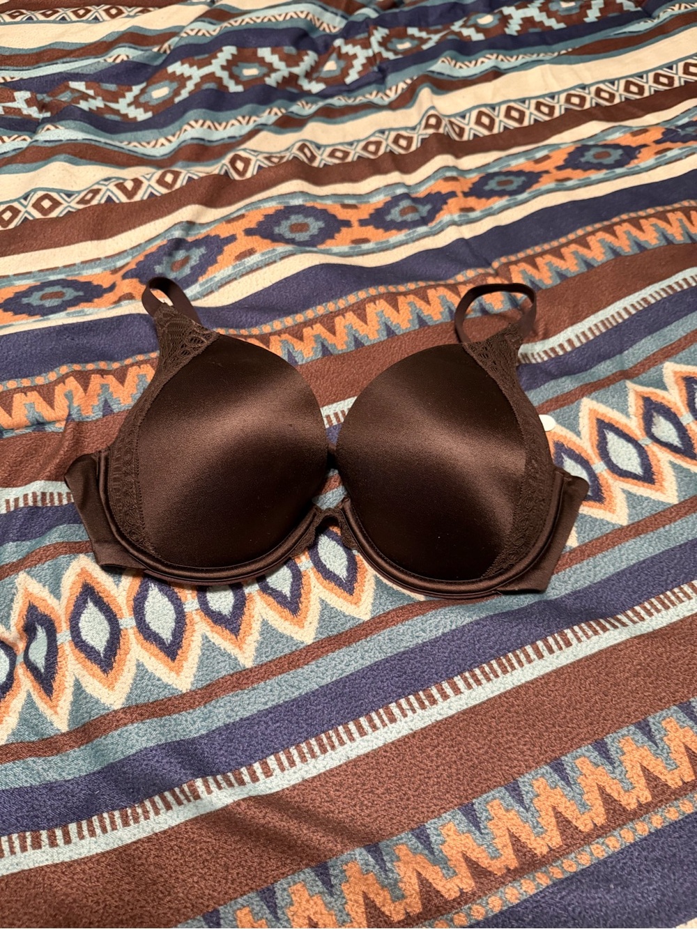 Maiden Form Dark Brown  Seamless Molded Cup Bra 34D never worn on tag attached